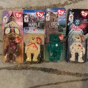 McDonald’s 4 TY Teenie Beanies